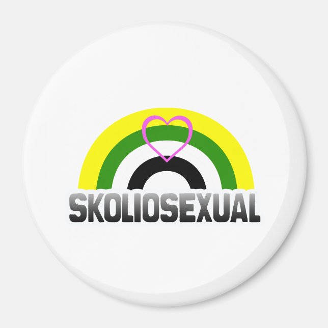 Skoliosexual Pride Magnet (Front)