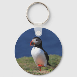 Skomer Island Puffins Keychain