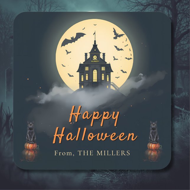 Skoopy Cat Moonlit Manor Halloween Sticker (Creator Uploaded)