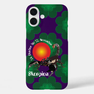 Skorpion 24. Okt. bis 22. Nov. iPhone Hülle 16 Plus Case