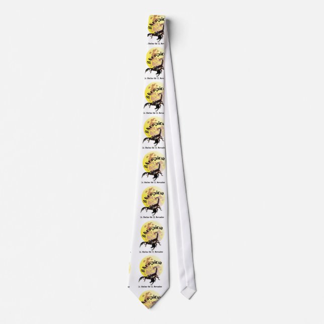 Skorpion Krawatte Tie (Front)