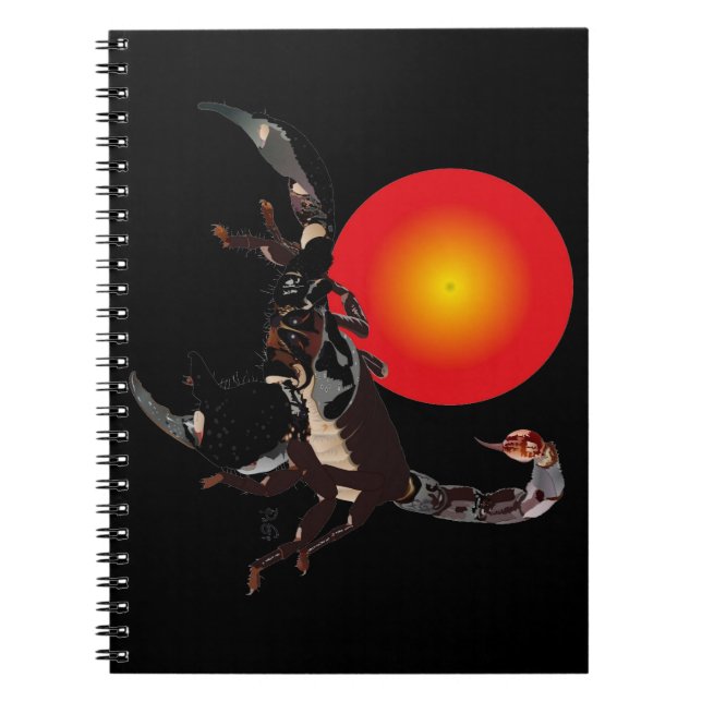 Skorpion Notizheft Notebook (Front)