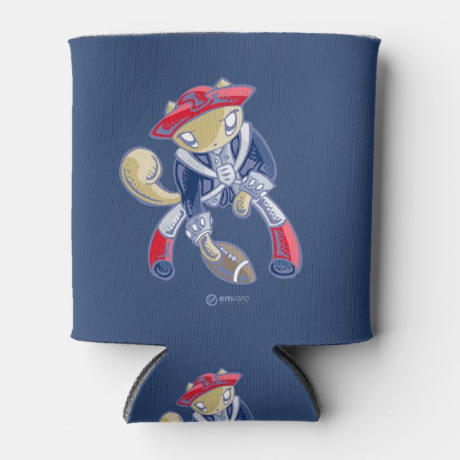 Skribbles: Go Patriots Can Cooler (Front)