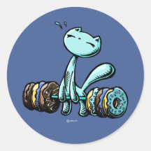 Skribbles: Weakness for doughnuts (blue)