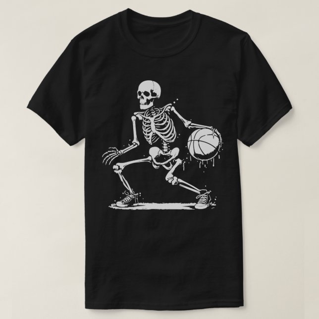 sksleton basketball player T-Shirt (Design Front)