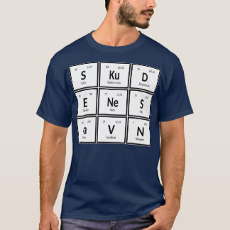 Skudeneshavn Periodic Table of Elements 1 T-Shirt