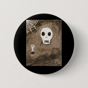 skull0017 2 inch round button