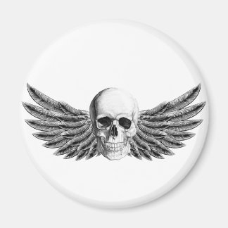 skull1-winged magnet