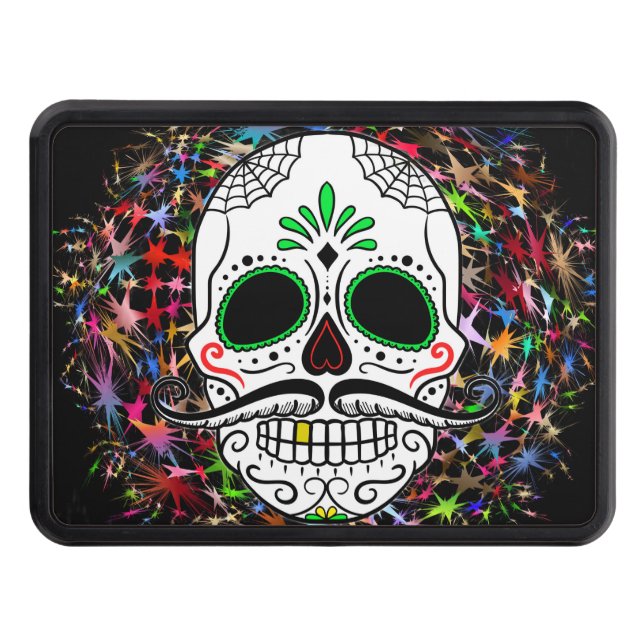 Skull20170396 Trailer Hitch Cover (Front)