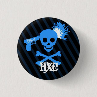 Skull 1 Inch Round Button