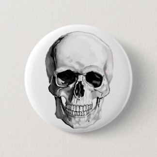 Skull 2 Inch Round Button