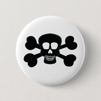 Skull 2 Inch Round Button