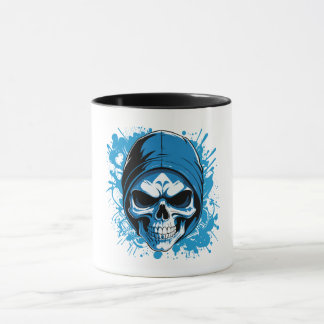 SKULL A GRAFFITI STYLE MUG