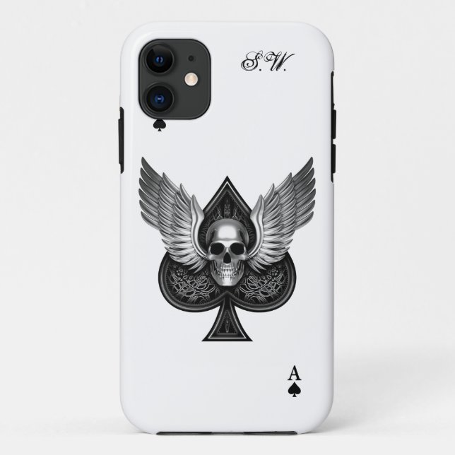 Skull Ace of Spades iPhone 5/5S Case-Mate iPhone Case (Back)