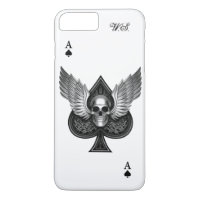 Skull Ace of Spades iPhone 7 Plus case