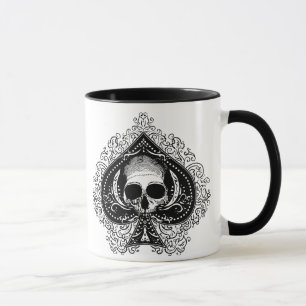Skull Ace of Spades Mug