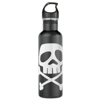 Skull and Bones - 1980's Punk Rock Misfit 710 Ml Water Bottle