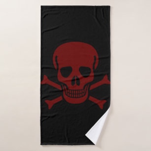 Skull and Bones Bath Towel