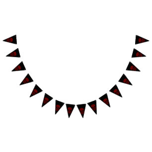 Skull and Bones Bunting Flags