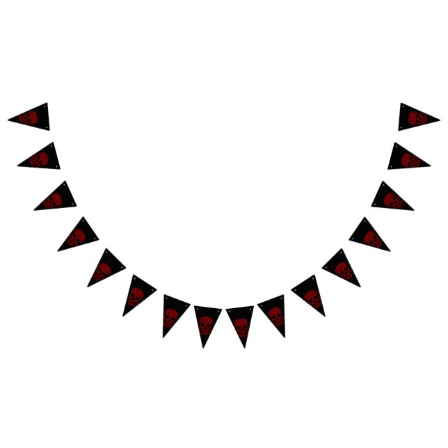 Skull and Bones Bunting Flags (All)