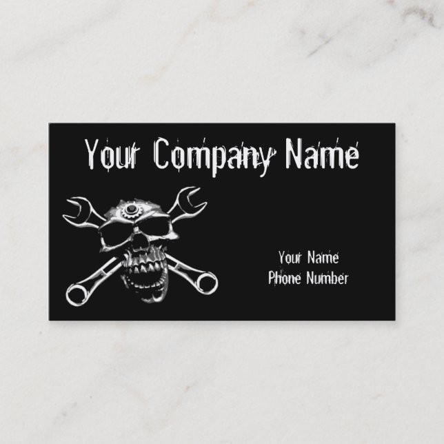Skull and Bones Business Card (Front)