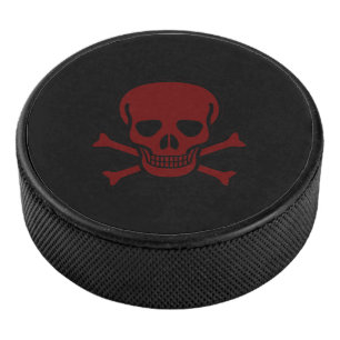 Skull and Bones Hockey Puck