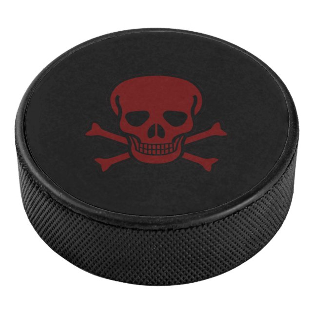 Skull and Bones Hockey Puck (3/4)