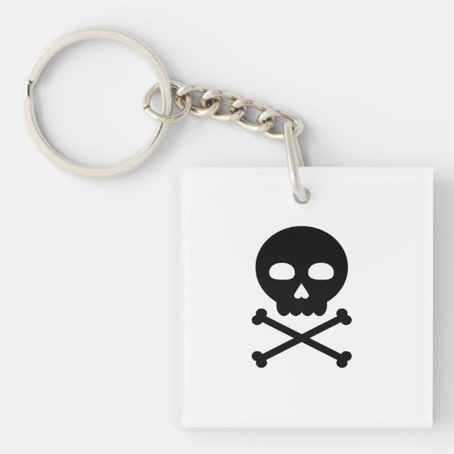 Skull and Bones Keychain (Front)