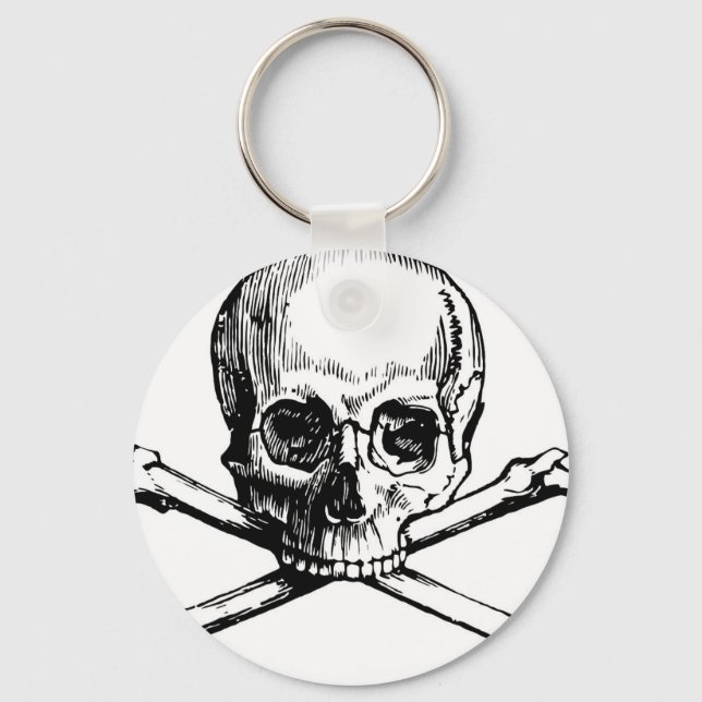 Skull and Bones Keychain (Front)