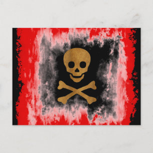Skull and Bones Postcard