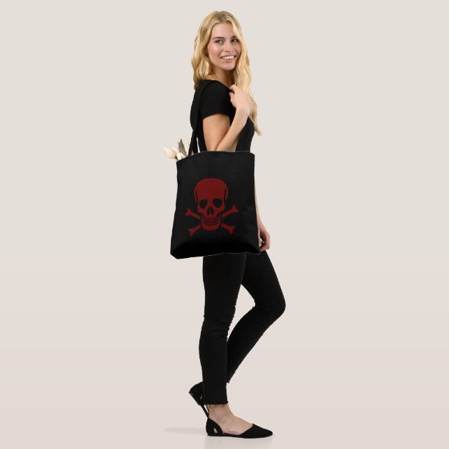 Skull and Bones Tote Bag (On Model)