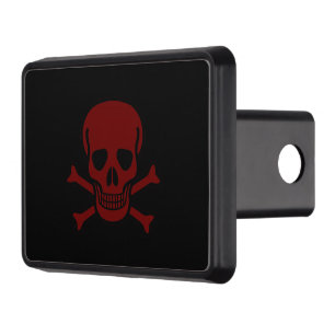 Skull and Bones Trailer Hitch Cover