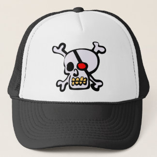 Skull and Bones Trucker Hat