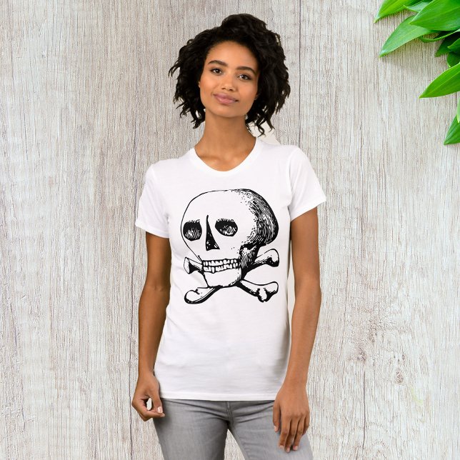 Skull And Bones Womens T-Shirt (Creator Uploaded)