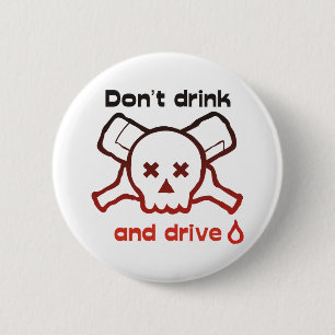Skull and Bottles-button 2 Inch Round Button