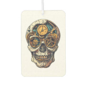 Skull and Clock Timekeeper Air Freshener
