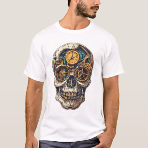 Skull and Clock Timekeeper T-Shirt