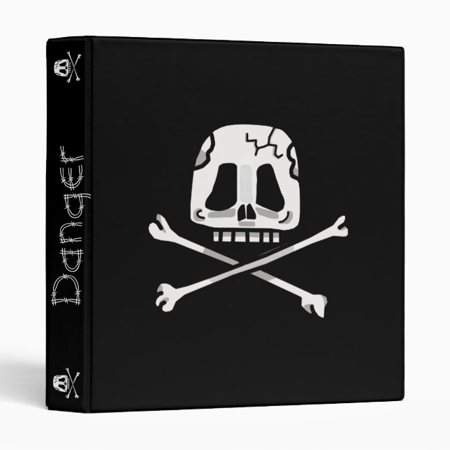 Skull and Cross Bone Binder! Binder (Front/Spine)