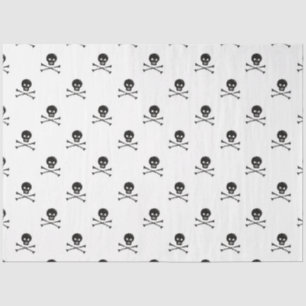 Skull and Cross Bones Design Tissue Paper