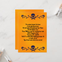 Skull and Cross Bones Halloween Party