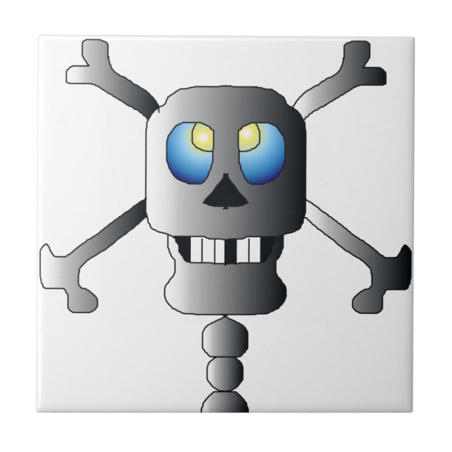 Skull and Cross Bones Tile (Front)
