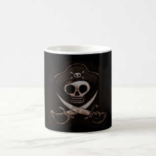 Skull And Cross Swords Coffee Mug