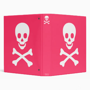 Skull and Crossbones Binder