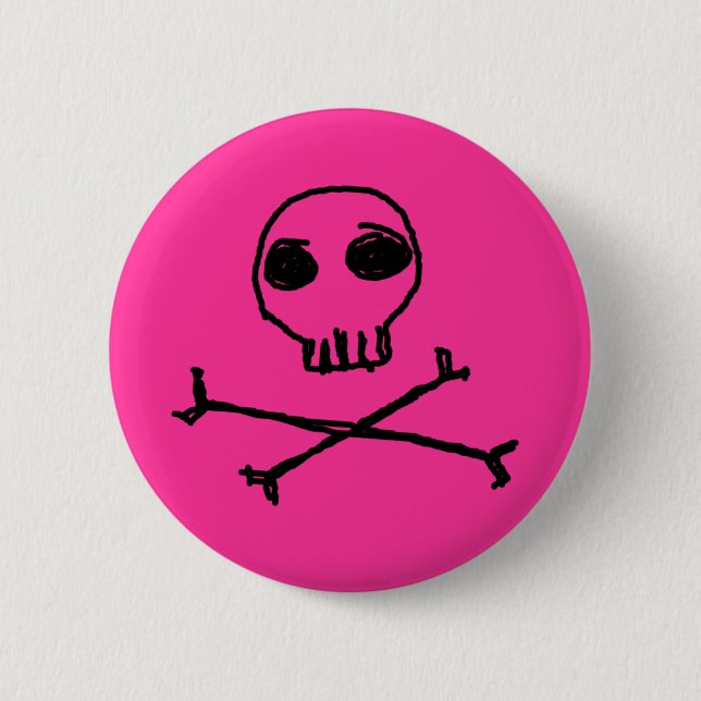 Skull and Crossbones Button (Front)