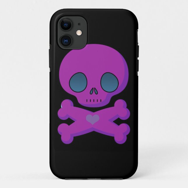 Skull and Crossbones Case-Mate iPhone Case (Back)
