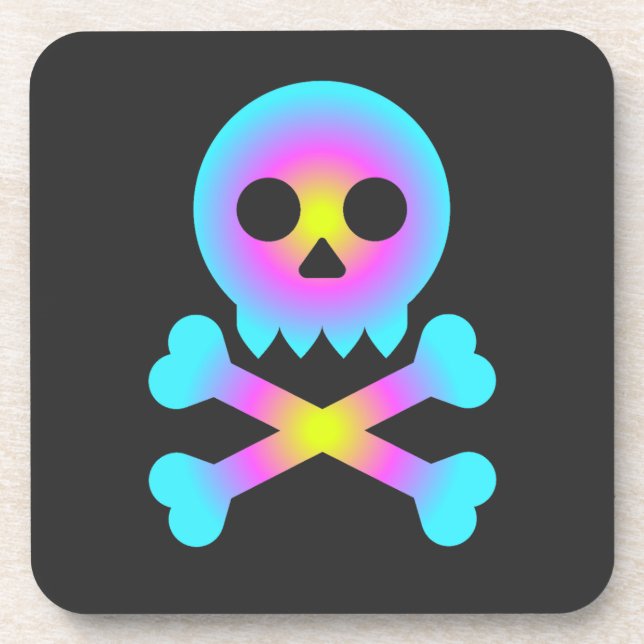 Skull and Crossbones Coaster (Front)