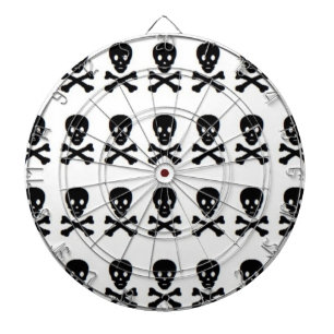 SKULL AND CROSSBONES DARTBOARD