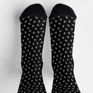 Skull and Crossbones Halloween Socks
