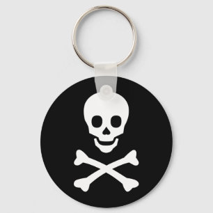 Skull and Crossbones Keychain