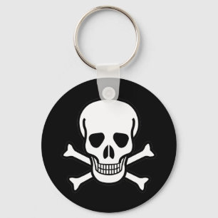 Skull and Crossbones Keychain